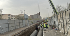 【市城市燃熱集團(tuán)富泰熱力】公司互聯(lián)互通昭君路工程穩(wěn)步推進(jìn)